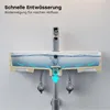 A cross-section diagram of a sink showing water draining. Anteprima dell’immagine prodotto