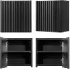 Hängeschrank 'Skelbolu' mit einer Tür gerillt 30 x 30 x 19 Produktbild-Vorschau 1