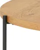 home24 Furnierter Couchtisch - Eiche / Schwarz Produktbild-Vorschau 5