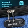 MONZANA® Set de 4 valises rigides Bleu S/M/L/XL 4 roues Voir les images du produit 5