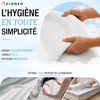 ELONEO Topper de matelas viscoélastique 200x200cm, Voir les images du produit 6