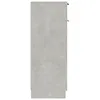 vidaXL Mobile da bagno grigio cemento 32x34x90 cm Materiale Anteprima dell’immagine prodotto 9