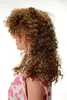 WIG ME UP Perücke Hardrock Mähne Wild Lockig Braun BW563-P6 Produktbild-Vorschau 6