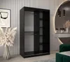 Schrank mit Spiegeln VIVIEN – Breite 120 cm, Schwarz / Produktbild-Vorschau 2