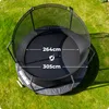Thunder Gartentrampolin Elite 305cm 10 ft Innennetz 150 kg Produktbild-Vorschau 3