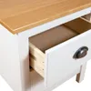 vidaXL Noční stolek Hill 2 ks. Bílý 46x35x49,5 cm Masivní Náhled obrázku produktu 5