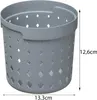 NHG Corbeille de rangement SEOUL ROUND ORGANIZER M PP gris Voir les images du produit 3