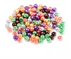 Bastelperlen 8mm braun, lachs,altrosa, gelb, lila, mint Produktbild-Vorschau