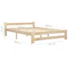 VidaXL 321995, 167 cm, 2,04 m, 55 cm, 1600 x 2000 mm, 1 Podgląd zdjęcia produktu 7
