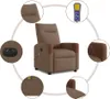 Massagesessel Elektrisch Braun Stoff, Klassische Sessel Produktbild-Vorschau 10