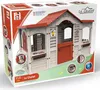 The image shows the retail packaging for a children's playhouse called 'Le Chalet'. The packaging features a detailed illustration of the playhouse, highlighting its features and design. Produktbild-Vorschau