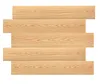 A set of wooden planks arranged in a staggered pattern against a white background. Anteprima dell’immagine prodotto