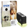 An Epson black ink cartridge and its packaging are shown. Voir les images du produit