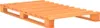 vidaXL Lit de palette brun pin massif 90×200 cm Voir les images du produit 1