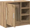 A wooden cabinet with an open door and shelves. Náhled obrázku produktu