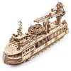 Drewniane puzzle mechaniczne Ugears 3D Statek badawczy Podgląd zdjęcia produktu 20