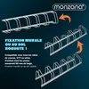 MONZANA® Râtelier 6 vélos métal support de rangement pneu Voir les images du produit 5