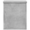 vidaXL Truhe Betongrau 30x35x35 cm Holzwerkstoff Produktbild-Vorschau 4