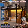 Merax Etagenbett Hochbett 140x200 cm, Metall Kinderbett Produktbild-Vorschau 7