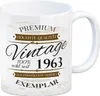Vintage Tasse 100% echt seit 1963 Kaffeebecher Produktbild-Vorschau 1