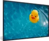 MuchoWow® Gerahmtes Poster Gummi-Ente - Gelb - Wasser 90x60 Produktbild-Vorschau 1