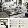 Lit design romantique avec sommier - 200 x 180 cm, Voir les images du produit 2