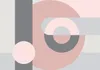 Vlies Fototapete - Geometric Wreath (Pink) 350x245 cm Produktbild-Vorschau 5