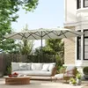 Outsunny Sonnenschirm mit LED Doppelsonnenschirm 440 x 256 Produktbild-Vorschau 8