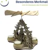 Weihnachtspyramide Pyramide aus Holz mit 4 Teelichthaltern Produktbild-Vorschau 3
