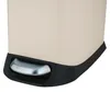 WENKO Treteimer Mod. Design 12 L, Easy-Close, Creme, mit Produktbild-Vorschau 16
