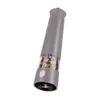 A close-up, angled shot of an electric pepper grinder filled with peppercorns, set against a white background. Voir les images du produit