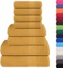 vidaXL 8-tlg. Handtuch-Set FROGN Gold 360 g/m² Produktbild-Vorschau 1