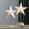 Tischlampe Leo, 3D Papierstern, Holz, Metall, E14 Produktbild-Vorschau 6