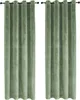 Samt Vorhang 2er Set Ösen Lindgrün 140x145 cm Verdunkelung  Produktbild-Vorschau 1