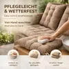 Betz 2 Stück Stuhlkissen mit Bändern - Sitzkissen für Außen Produktbild-Vorschau 6
