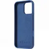 The back of a dark blue iPhone case is shown against a white background. Podgląd zdjęcia produktu