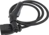 A black and gray steam hose with a handle and connector. Anteprima dell’immagine prodotto