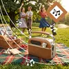 Retro Radio Lautsprecher Vintage Radio 1200 mAh Tragbares Produktbild-Vorschau 3