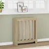 vidaXL Obloženie radiátora Sonoma dub 78x20x82 cm materiál Náhľad obrázku produktu 2