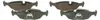 Bosch Bremsbelagsatz, Scheibenbremse Hinterachse 0 986 466 Produktbild-Vorschau 6