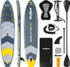 A collection of inflatable stand-up paddleboard accessories laid out on a white background. Náhled obrázku produktu
