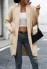 ASKSA Damen Cardigan Karierter Farbblockstrick Produktbild-Vorschau 4