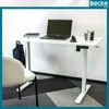 Biurko gamingowe elektryczne regulowane 120x60cm białe do Podgląd zdjęcia produktu 19