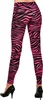 Leggings Tigerprint pink 80er 90er, Groesse:S/M Produktbild-Vorschau 3