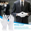6 Paarec Stoffhandschuhe Weiß Baumwolle Weiße Handschuhe Produktbild-Vorschau 6