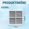 3er Set Kühlschrank-Luftfilter, Aktivkohle, kompatibel mit LG LT120F Náhľad obrázku produktu