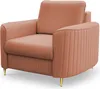 DomoHome Stilvoller Sessel LAREN Moderner mit Metallbeinen Produktbild-Vorschau 1