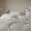 elegante Web-Seersucker Bettwäsche Paula 135x200 cm + 80x80 Produktbild-Vorschau 1