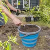 Skládací kbelík ze silikonu / plastu 10 litrů modrý Náhled obrázku produktu 8