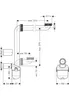 Sifone salvaspazio Hansgrohe per lavabo da 50 mm Anteprima dell’immagine prodotto 2